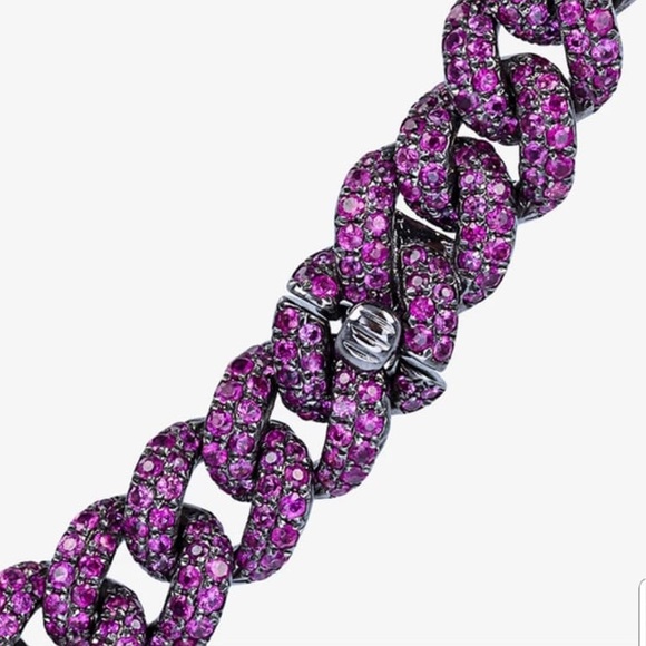 Pave Chain Tennis Bracelet - Picture 2 of 3